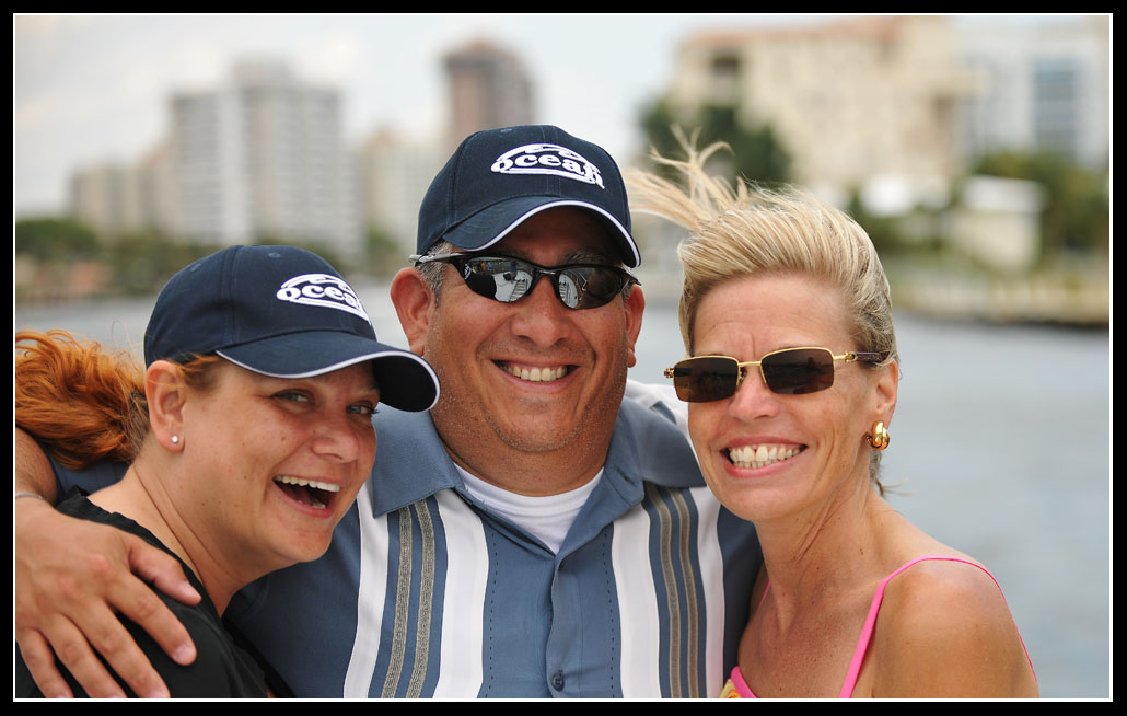 Cara and Victor Ramos with Karen Castorina