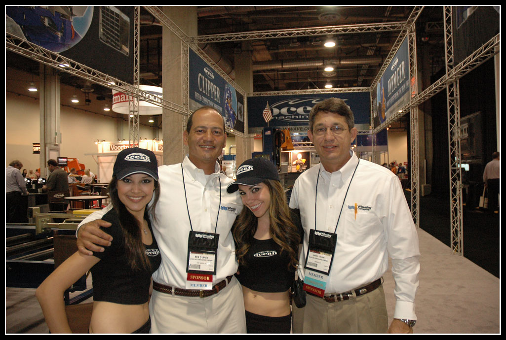 Ocean Machinery at the 2012 NASCC Dallas TX. Steel Fabricating Machinery Experts.